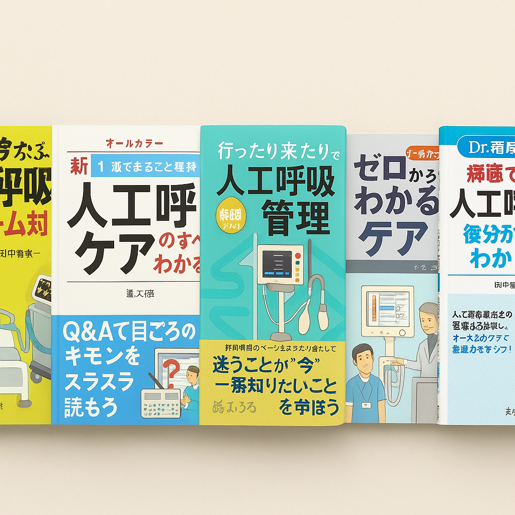 人工呼吸器に関するおすすめ書籍の一覧画像