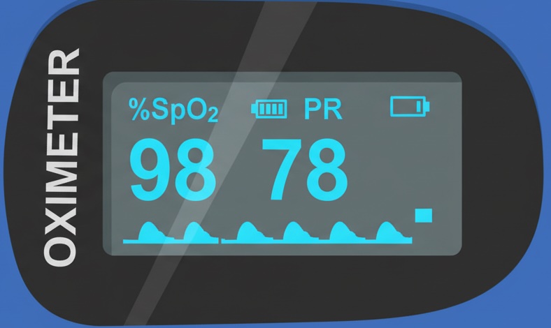 パルスオキシメータ+プレチスモグラム