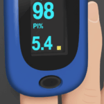 パルスオキシメータ＋PI（灌流指数）